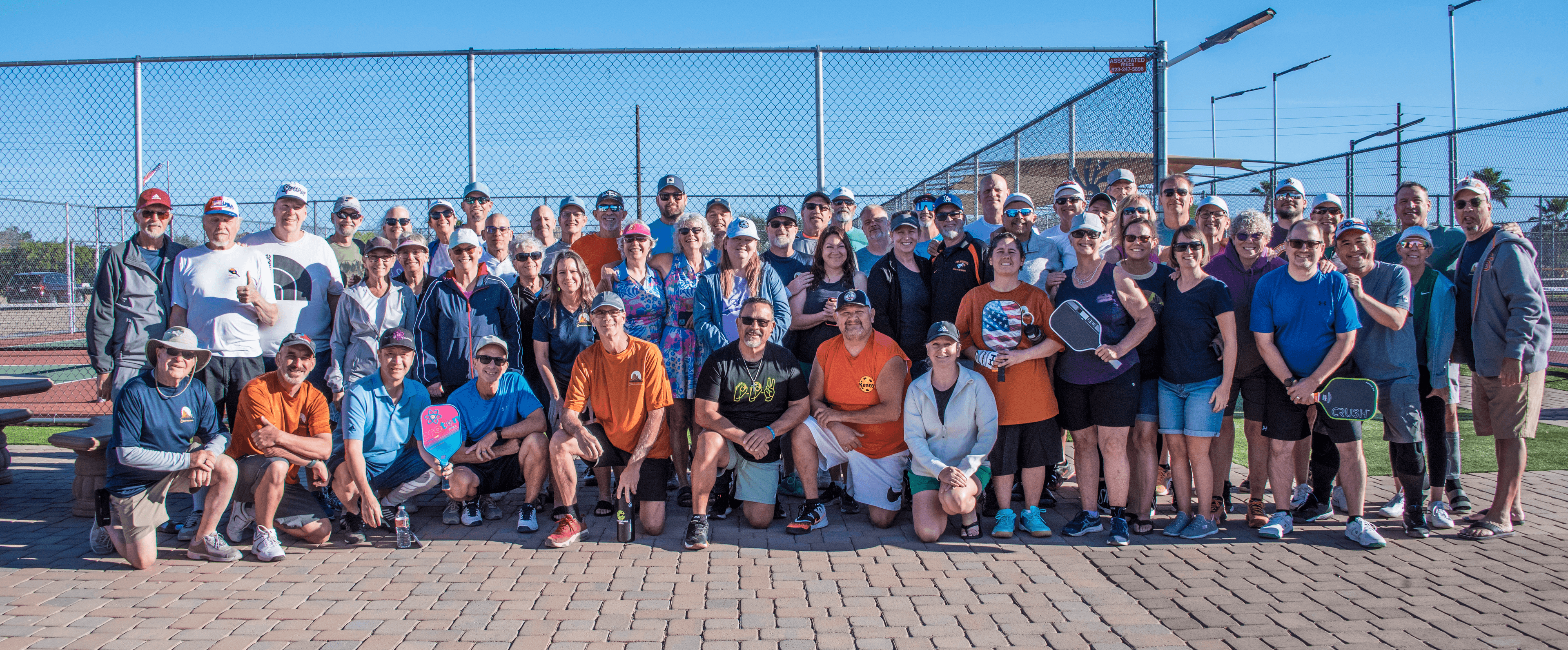 Players gathered at the Deaf Pickleball Tour 2026 in El Mirage, Arizona