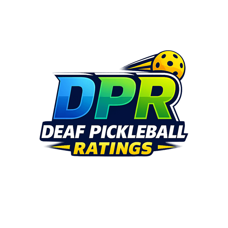 DPR - Deaf Pickleball Ratings